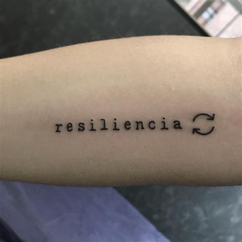 resiliencia tatuaje mujer